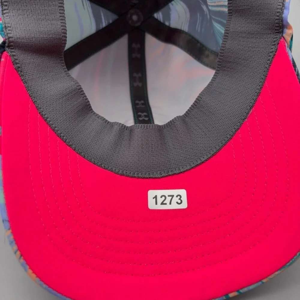 Under Armour Hat Youth OSFA Multicolor Marble Logo Adjustable Athletic Sporty